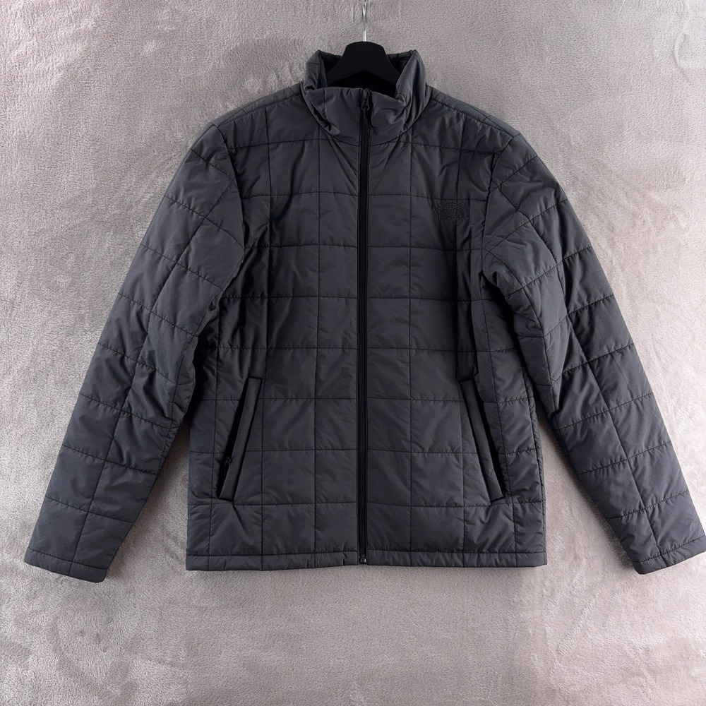 The North Face Junction Jacket Mens Size Small Gray Quilted‎ Insulated Outwear